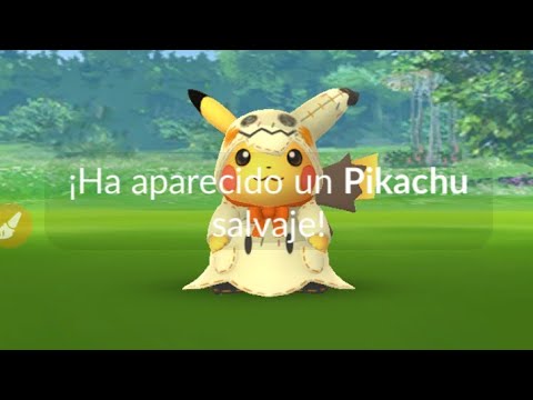 WOW CAPTURO PIKACHU DISFRAZADO DE MIMIKYU COMO CONSEGUIRLO POKEMON GO
