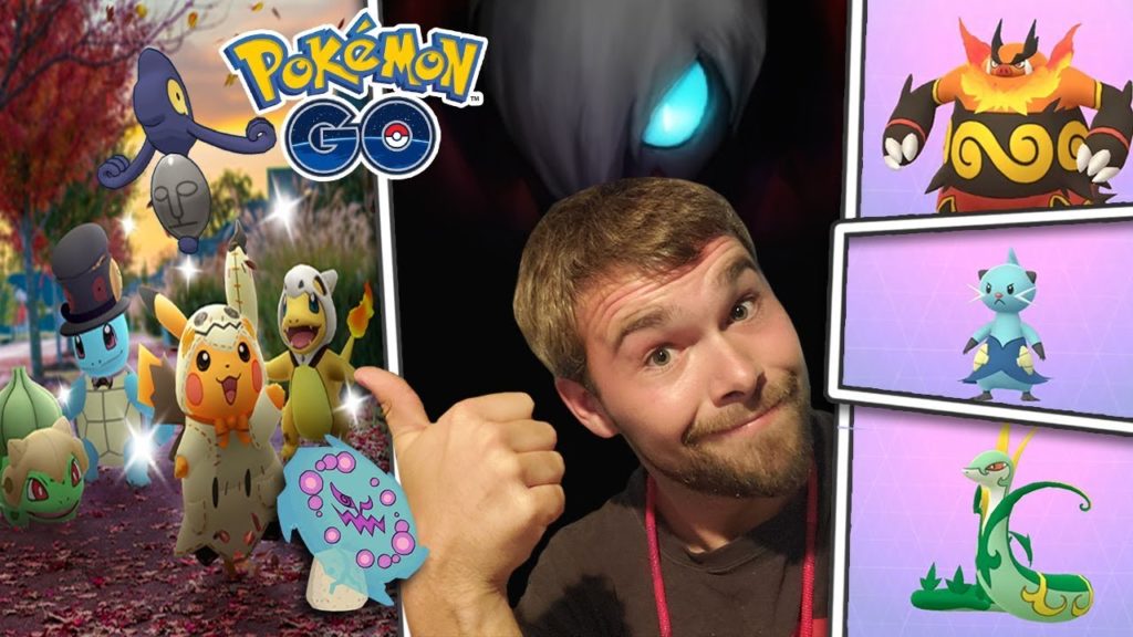 SHINY YAMASK! SHINY COSTUME POKEMON!? DARKRAI IN RAIDS! Pokemon GO Halloween Event!