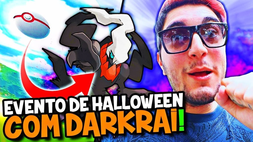 POKÉMON GO - EVENTO DE HALLOWEEN ! CAPTURANDO O NOVO LENDÁRIO DARKRAI !!