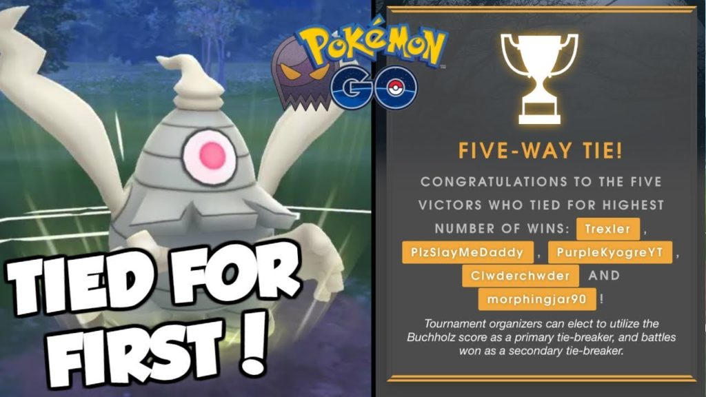 TIED FOR FIRST IN THE SINISTER CUP! Pokemon GO PvP Sinister Cup Great League TOURNAMENT!