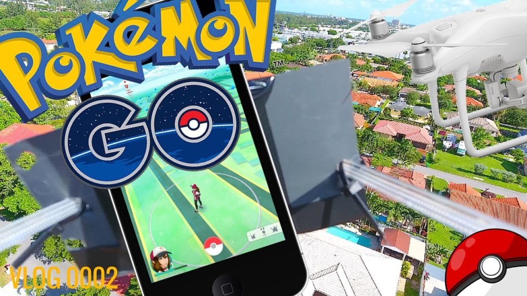 HOW TO CATCH  Pokémon GO With A DJI PHANTOM 4 DRONE