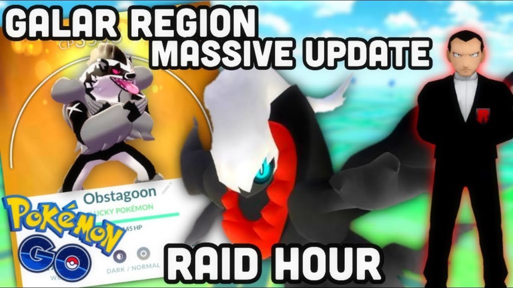 Galar Region coming to Pokemon GO | Massive Rocket update | Darkrai Raid hour