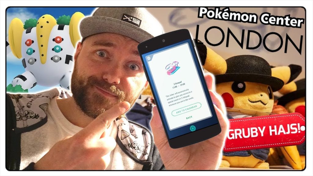 KUPIŁEM BILET NA REGIGIGAS W POKEMON GO! ILE WYDAŁEM W POKEMON CENTER W LONDYNIE?