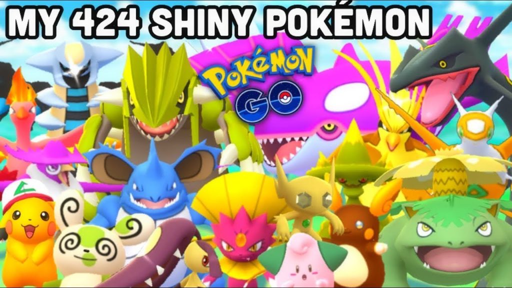 Over 420 shiny Pokemon in Pokemon GO | current collection