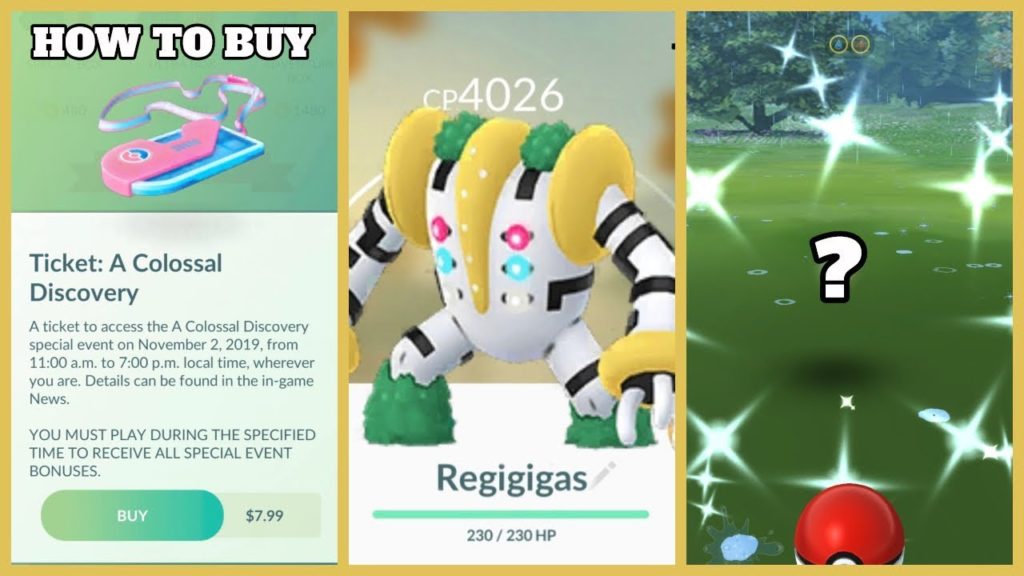 HOW TO BUY THE COLOSSAL TICKET IN POKEMON GO! I Finally Found This Awesome Shiny!