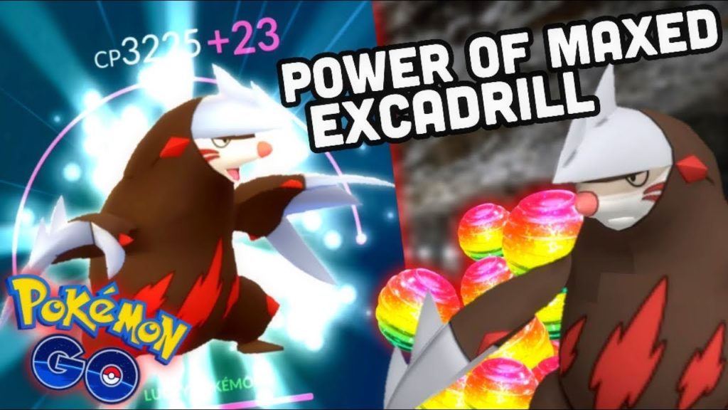 THE POWER OF MAXED EXCADRILL IN POKEMON GO | DRILL POWER