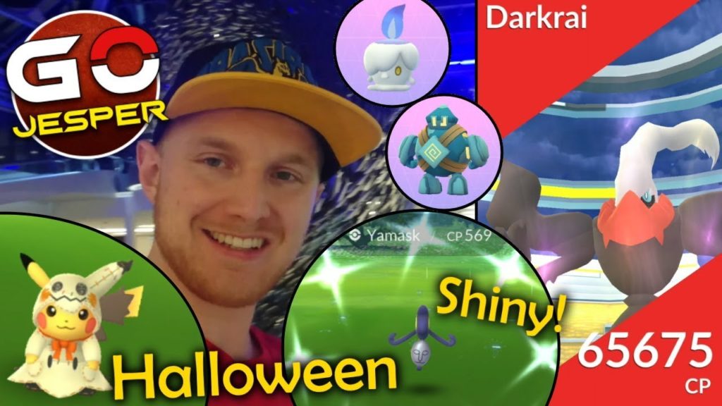 Shiny Yamask! Darkrai Raids og Halloween Event!! (Dansk Pokémon GO)
