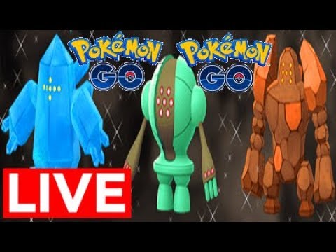 Pokemon Go Shiny Regice-Regirock(caught)-Registeel(caught) Raids Till I Pass Out