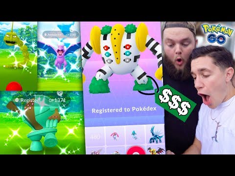 Catching The MOST EXPENSIVE POKÉMON in Pokémon GO (Regigigas Colossal Discovery)