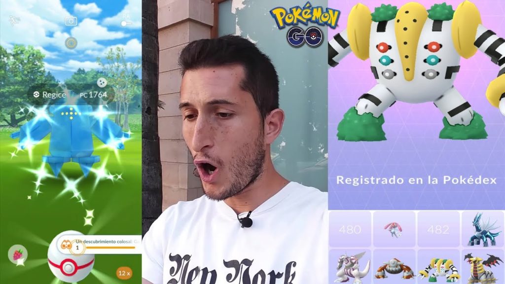 CAPTURO REGICE SHINY, REGIGIGAS y TODA SU INVESTIGACIÓN ESPECIAL DESCUBRIMIENTO COLOSAL - POKEMON GO