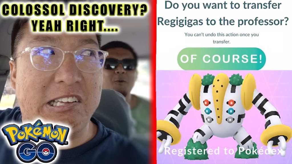 I TRANSFERRED MY REGIGIGAS, COLOSSOL DISCOVERY EVENT - Cebu City, Philippines, Pokemon GO