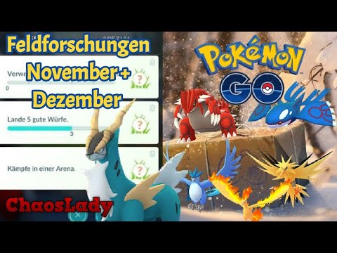 Feldforschungen November und Dezember + wie gut ist Kobalium - Pokémon GO deutsch