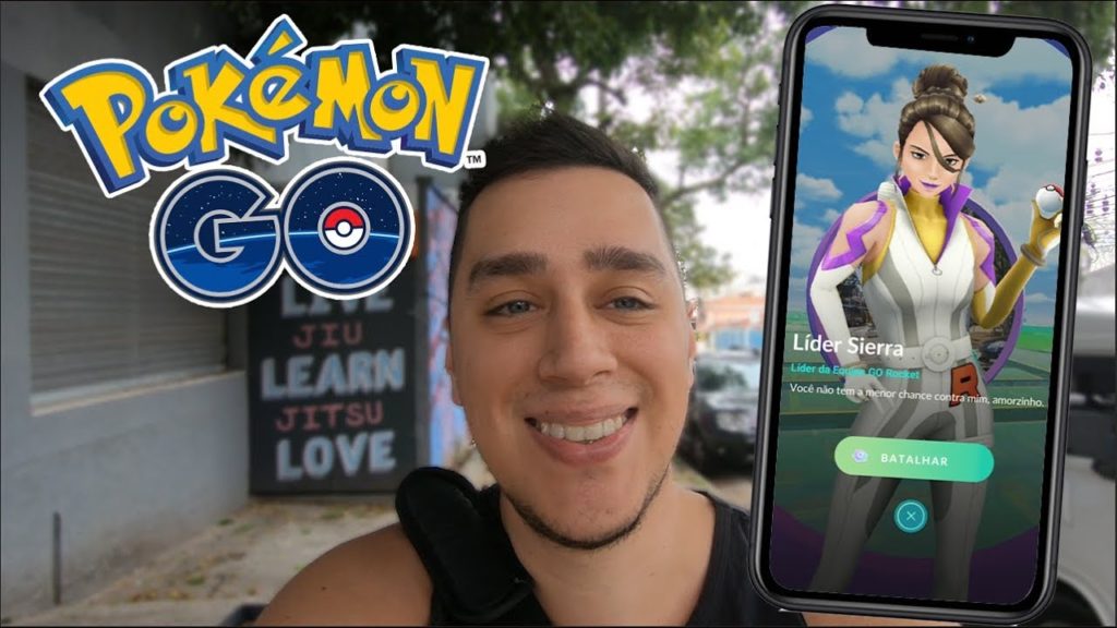 BATALHEI CONTRA UM LÍDER DA EQUIPE ROCKET! - Pokémon Go Capturando Shiny (Parte 127)