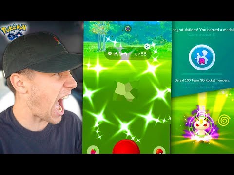 NEW UPDATE + CATCHING A NEW SHINY! Team GO Rocket Hunt Continues… (Pokémon GO)