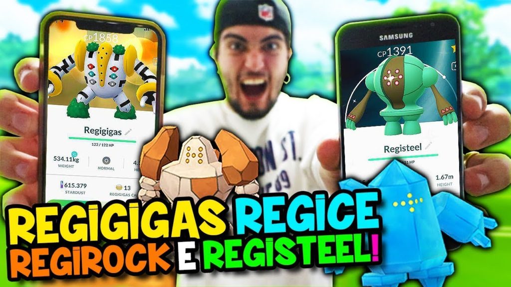 POKÉMON GO 2 #9 - CAPTURANDO REGIGIGAS, REGICE, REGIROCK e REGISTEEL SHINY !!