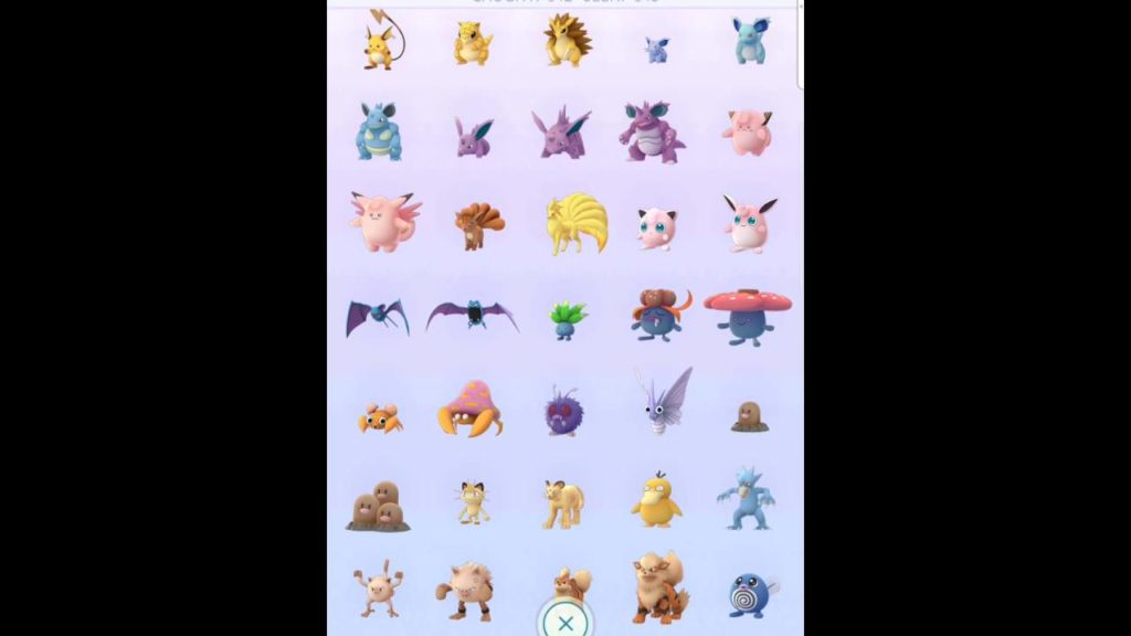caught All 142 Available Pokemon Go characters in Toronto