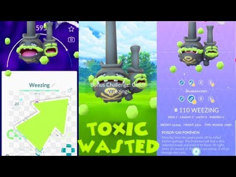 Pokemon Go - Galarian Weezing Raid & Catch
