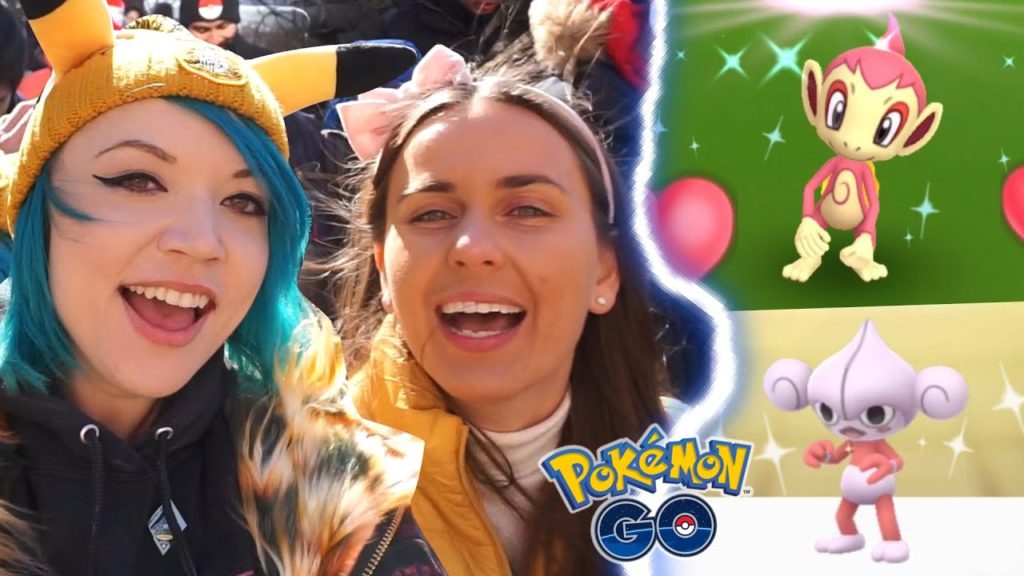 LAST SECOND SHINY! Chimchar Community Day NYC Pokémon GO #TeamGalaxy