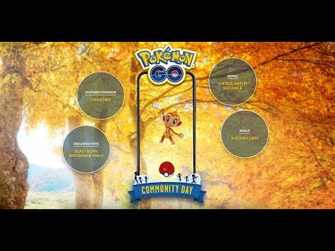 Pokémon GO Live - Chimchar Community Day + 100 iv coords + #ShinyCheck + Nest Migration