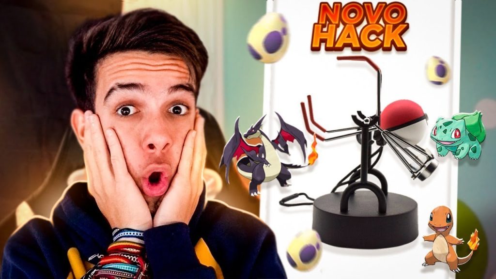 NOVO HACK DE CHOCAR OVOS E PEGAR POKEMON SOZINHO - POKEMON GO