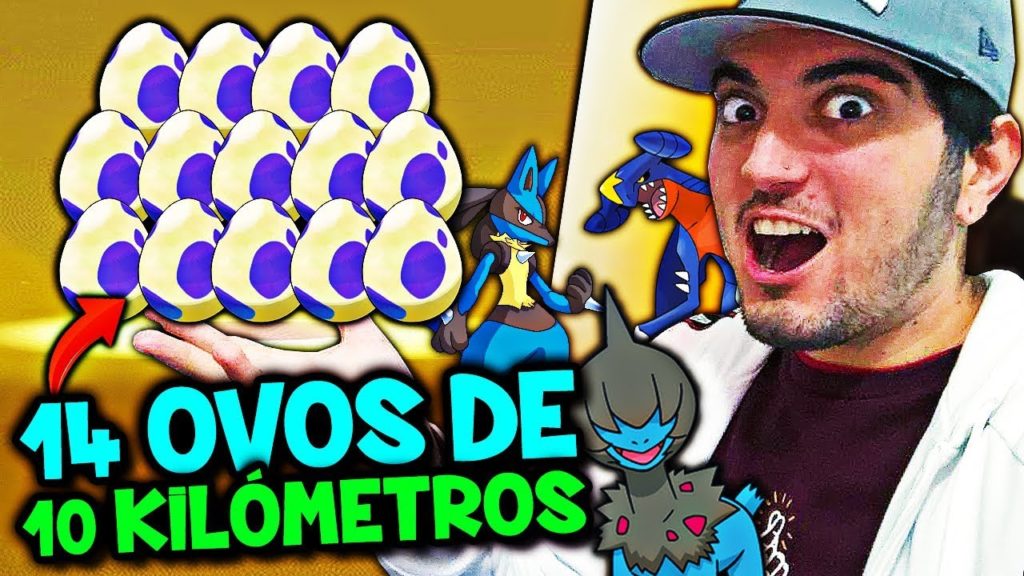 POKÉMON GO 2 #17 - 14 OVOS DE 10KM ! EM BUSCA DE DEINO !!