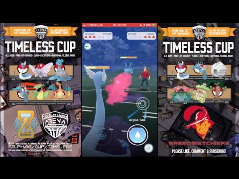 TRIPLE DRAGON Strategy! Awesome Timeless Cup Battles vs PurpleKyogre! Pokemon GO PvP Great League