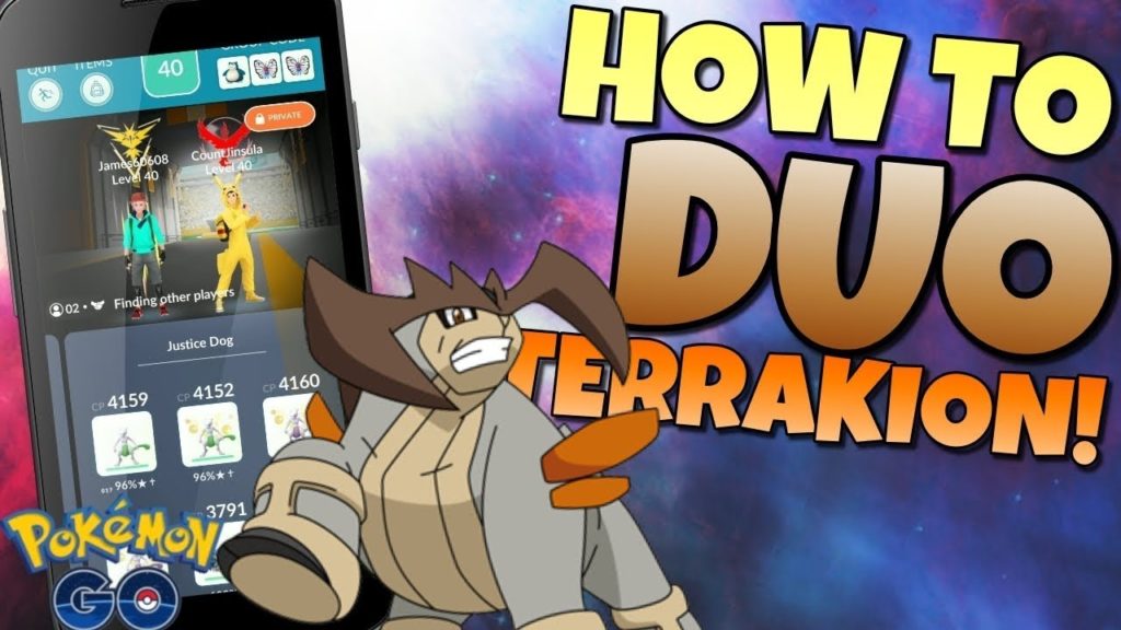HOW TO DUO TERRAKION EASILY in Pokémon GO!