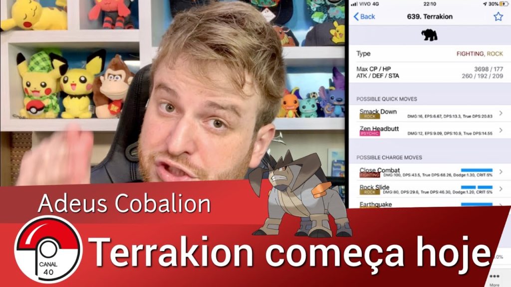Saiba o que usar contra o Terrakion | Talei meu Cobalion 100% - Pokémon GO