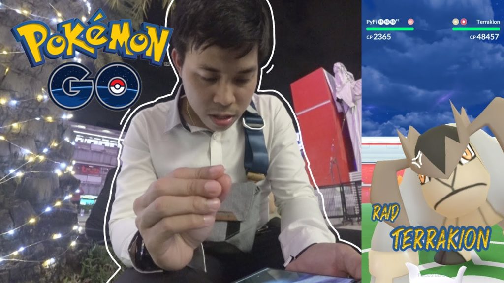 Pokemon Go ไทย ไทย EP.38 - Raid Hour - Terrakion ตามจับ เทพผู้พิทักษ์แห่ง Swords of Justice ตัวที่ 2