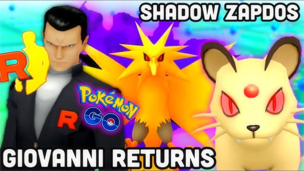Giovanni returns w/ Shadow Zapdos in Pokemon GO | Best Pokémon to use