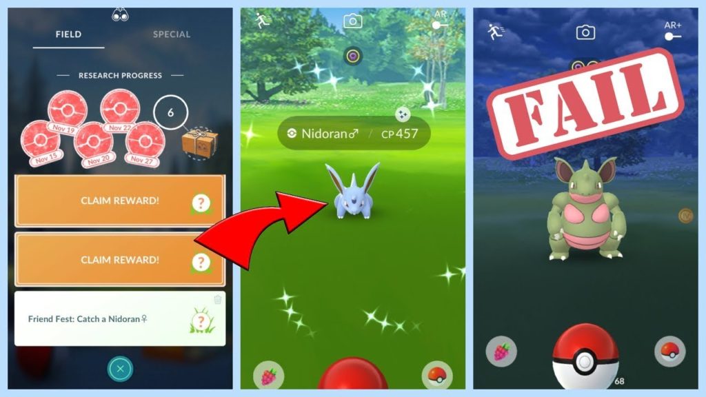 OPENING 25 SHINY NIDORAN QUESTS IN POKEMON GO! Is This Another Bad Event?!