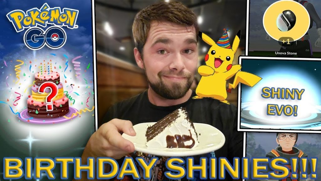 GETTING A BIRTHDAY SHINY POKEMON! (Pokemon GO)