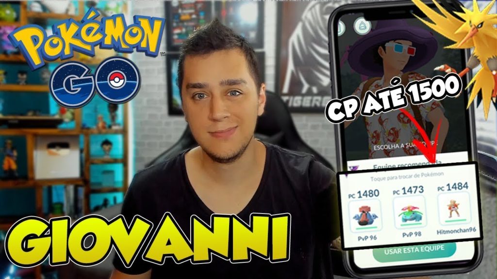 DERROTAMOS GIOVANNI C/ POKÉMON DA GRANDE LIGA (CP 1500) - Pokémon Go | EBDM (Parte 132)