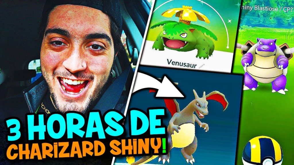 POKÉMON GO 2 #20 - 3 HORAS PROCURANDO SHINY CHARIZARD VENUSAUR e BLASTOISE !