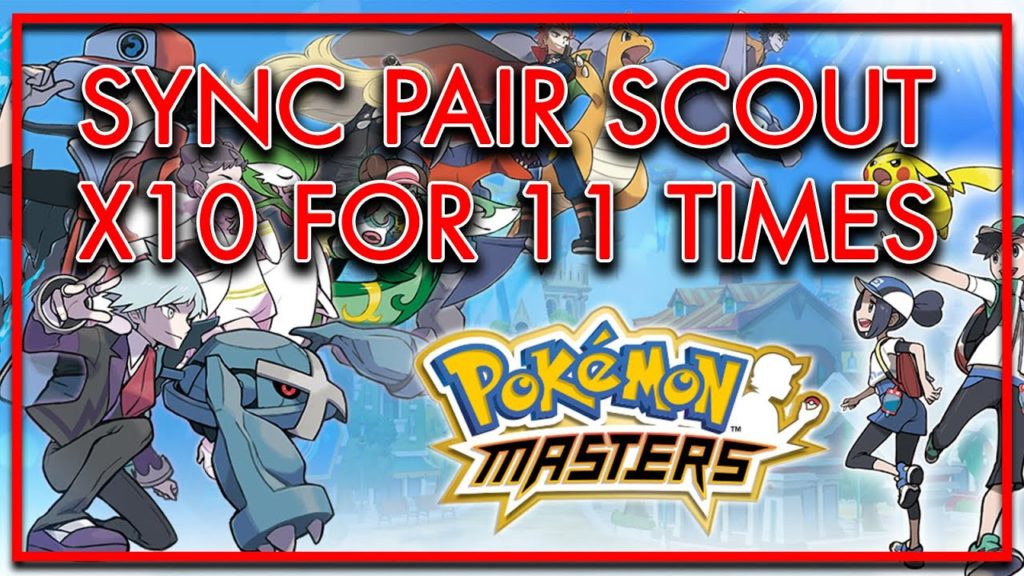 Just Drawing Sync Pair x10 for 11 times | Pokemon Masters