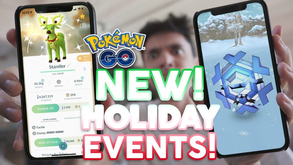POKÉMON GO MASSIVE HOLIDAY EVENTS! Shiny Stantler, New Gen 5 Pokémon, + More!