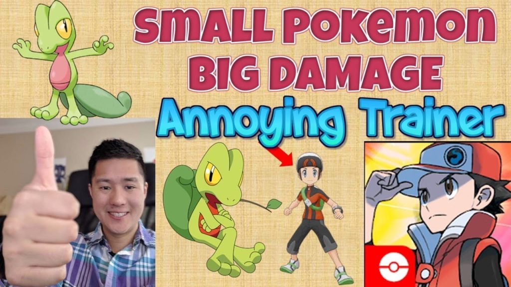 Pokemon Masters Treecko Review! Small Lizard BIG DAMAGE Annoying Trainer!