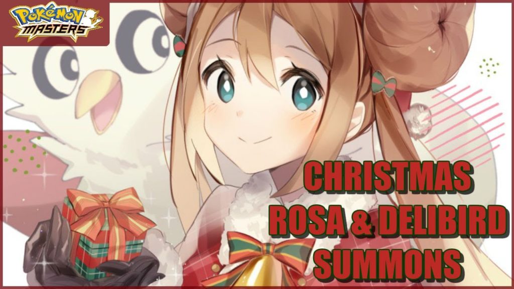 First Seasonal Gacha! Rosa and Delibird Summons - Pokemon Masters