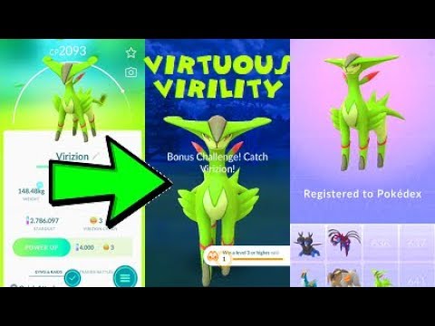 Pokemon Go - Virizion Raid & Catch