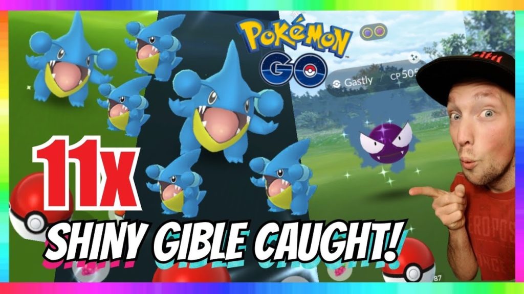 11x SHINY GIBLE CAUGHT + SHINY GASTLY CAUGHT in Pokemon Go! ( WORLDS MOST SHINY GIBLE  CAUGHT )