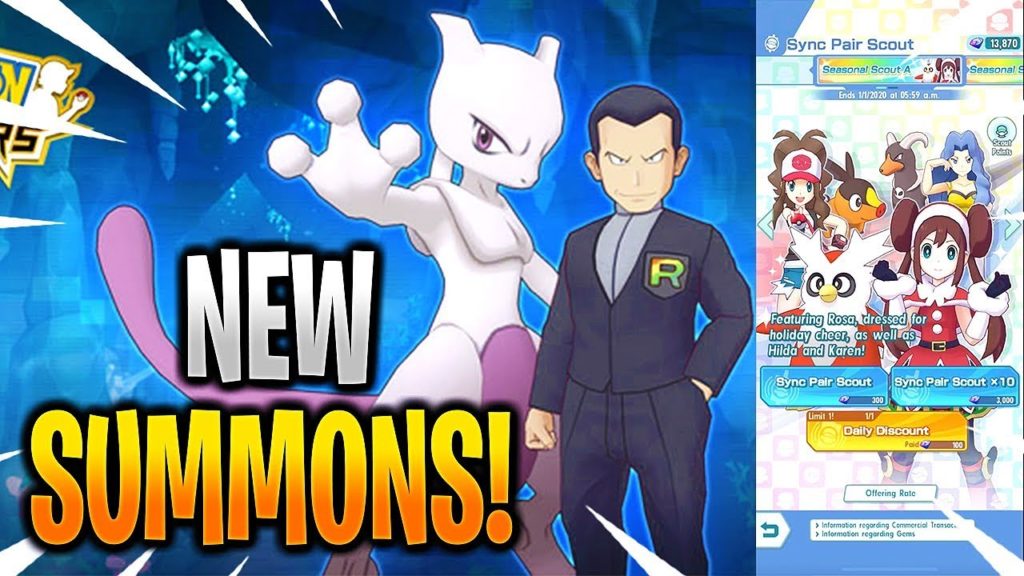 EPIC *NEW* SYNC PAIR SCOUT SUMMONS! - Pokemon Masters