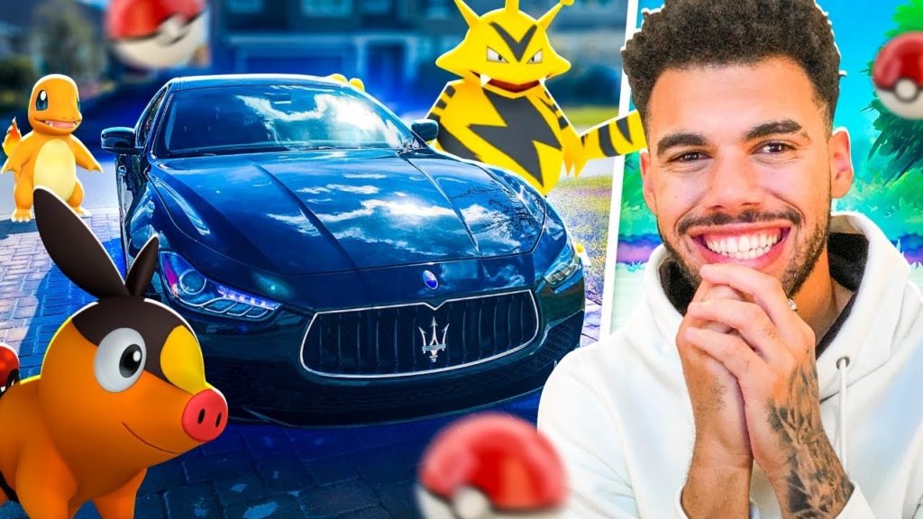 CAÇANDO POKEMON NA MASERATI DO EDUKOF - POKEMON GO | Cris |