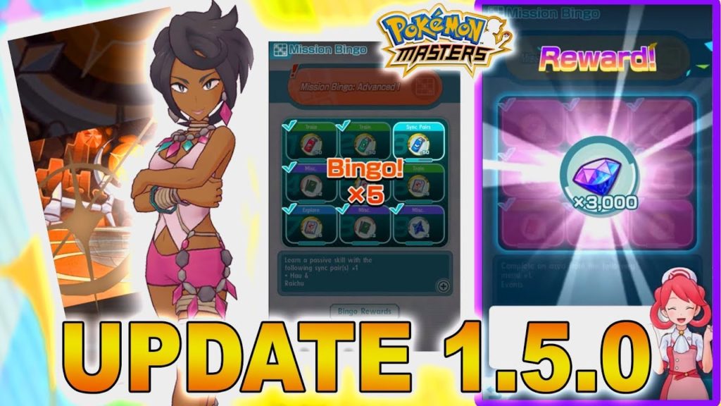 NEW SUMMON ANIMATIONS! BINGO MODE! CO-OP FIXED AND MORE! VERSION 1.5.0 UPDATE! | Pokemon Masters