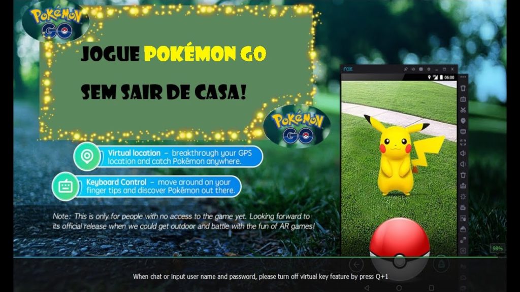 🔴TUTORIAL - Como Jogar POKÉMON GO no Emulador de Android NOX?
