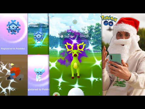 THIS NEVER HAPPENS OMG! Catching NEW POKÉMON in Pokémon GO Holiday Update!