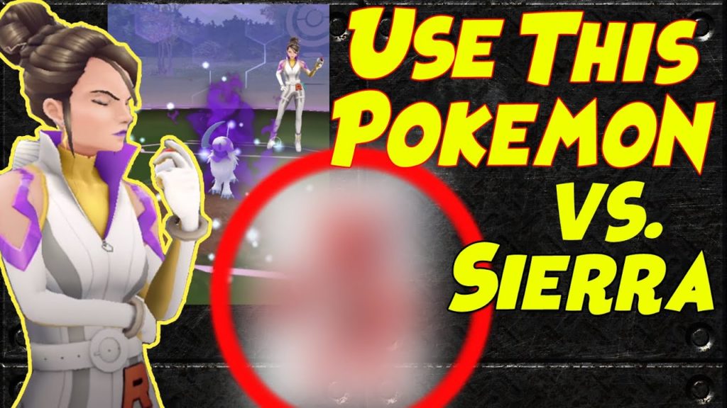 This ONE Pokemon Beats Sierra WHOLE Team Pokemon GO!!!