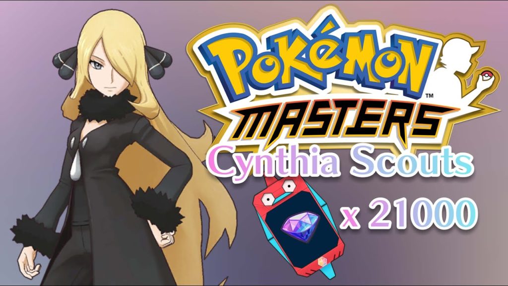 Pokemon Masters - Cynthia Poke-Fair Scout Session (21000 Gems)