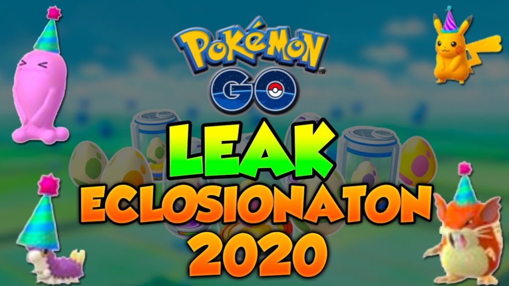 LEAK: ASÍ SERÁ EL ECLOSIONATÓN 2020 en Pokémon GO! WURMPLE SHINY FIESTERO, WOBBUFFET, RATICATE..