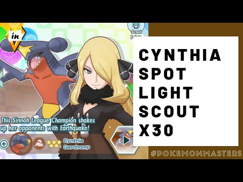 CYNTHIA S2 U! TRIPLE TEN ROLL AGAIN! - Pokémon Masters Sync Pair Scout #11
