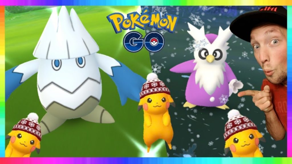 2x SHINY CAUGHT and SHINY FAIL during WINTER EVENT in Pokemon Go!